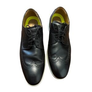 Florsheim Mens Dash Wingtip Derby Oxford Black Leather  Shoes 11763-001 13W